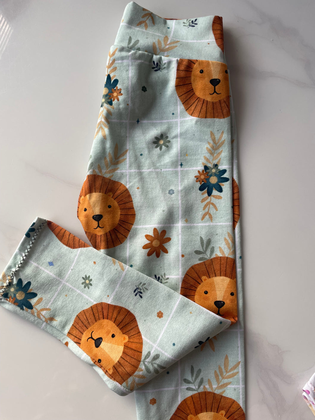 Green Lion Slim Fit Leggings 2-3y